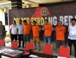 Press Release Pengungkapan Kasus Tindak Pidana Oleh Sat Reskrim Polres Serdang Bedagai