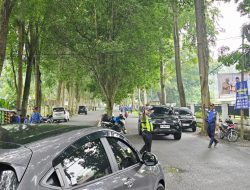 Sat Lantas Polres Langkat Tingkatkan Pengaturan Lalu Lintas di Jam Padat Pagi Hari