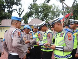 Secara mendadak Polres Langkat melakukan Gaktibplin Kepada Seluruh Personil Polres Langkat