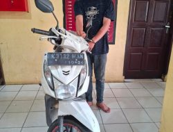 Polsek Tanjung Morawa Ringkus Pelaku Curanmor, Barang Bukti Diamankan