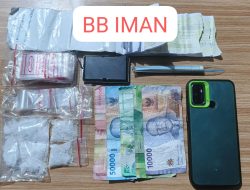 Sat Narkoba Polres Pelabuhan Belawan Tangkap Pengedar Shabu di Pasar 4 Marelan
