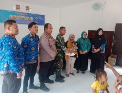 Dukung Program GENTING, Polsek Sipispis dan Forkopimcam Berikan Bantuan