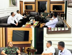 MENEGUHKAN KOMITMEN BERSAMA TERHADAP STABILITAS DAN KETERTIBAN, KALAPAS BINJAI LAKUKAN KUNJUNGAN SILATURAHMI KE KODIM 0203/LKT