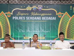 Safari Kebangsaan, Polda Sumut di Wilayah Hukum Polres Sergai Ajak Masyarakat Perkuat Sinergi Jaga Kamtibmas