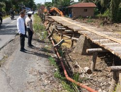 Sat Lantas Polres Langkat Bersama Instansi Terkait Tinjau Infrastruktur Wisata Tangkahan