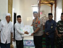 Kapolres Langkat Gelar Safari Jumat dan Jumat Curhat di Masjid Raya Bahorok, Ajak Warga Jaga Kamtibmas