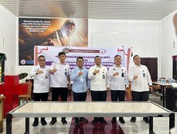 Rutan Tarutung Gelar Bakti Sosial dan Teken Kerja Sama Rehabilitasi Narkoba di Yayasan Rehabilitasi Narwastu Humbang Hasundutan dalam Rangka Hari Bakti Kemenimipas ke-1 Tahun 2025