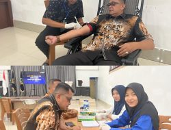 SATU SEMANGAT UNTUK SESAMA: LAPAS BINJAI GELAR DONOR DARAH PERINGATI HARI BAKTI KEMENIMIPAS