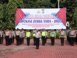 Polres Langkat Gelar Pasukan Operasi Zebra Toba-2025, Tekankan Penindakan Humanis