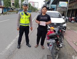 Polres Langkat Gencarkan Sosialisasi Operasi Zebra Toba 2025