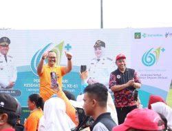 Kapolres langkat Hadiri Peringatan HKN Ke-61 Thn Di Alun-alun T. Amir Hamzah