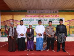 Waka Polres Langkat Hadiri Peringatan 250 Tahun Masjid Jaya Ar-Rahman, Masjid Tertua di Sumatera Utara