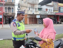 OPS Zebra Toba 2025, Polres Langkat Gencarkan Edukasi Humanis di Jalan Raya