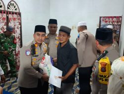 Wakapolres Langkat Takziah di Rumah Duka Almarhumah Fadly Robby