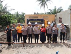 Petakkan Batu Pertama Pembangunan SPPG Polres Sergai Ke 5, Wakapolres : Bentuk Nyata Komitmen Polri Terhadap Pelayanan Ke Masyarakat