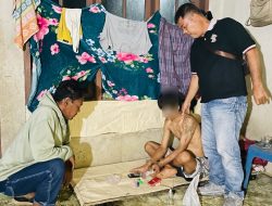 POLSEK SALAPIAN BERHASIL UNGKAP KASUS NARKOTIKA DI DESA NAMOTONGAN, SEORANG PELAKU DITANGKAP BERSAMA BARANG BUKTI SABU