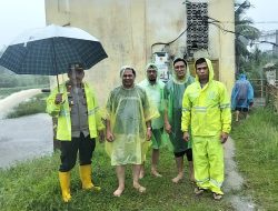 Curah Hujan Tinggi Sebabkan Banjir di Pangkalan Brandan, Polres Langkat Lakukan Penanganan Cepat