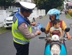 Ops Zebra Toba Polres Tebing Tinggi, Satgas Preemtif Dikmas Public Address di Lokasi Rawan Laka