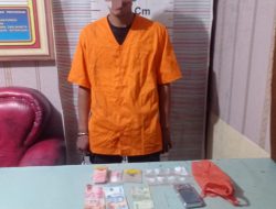 Polsek Secanggang Ringkus Pengedar Sabu, 11,46 Gram Barang Bukti Diamankan