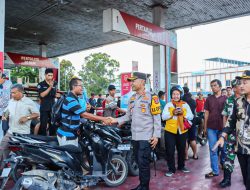 Antisipasi Kelangkaan, Kapolres Tebing Tinggi dan Walikota Tinjau Pendistribusian BBM