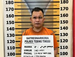 Miliki 20 Gram Sabu, Pengedar Sabu Diciduk Sat Resnarkoba Polres Tebing Tinggi