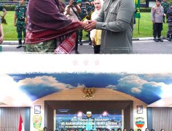 Penyambutan Pangdam I/BB dan Ketua Persit KCK Daerah I/BB di Makodam I/BB