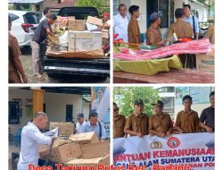 Baintelkam Polri Salurkan Bantuan Sosial bagi Korban Banjir di Wilayah Polres Langkat