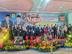 PERAYAAN  NATAL PEMERINTAHAN KABUPATEN SERDANG BEDAGAI  DI WISMA KARINA SEMARAK DAN PENUH  SUKA CITA.