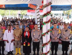 Kapolda Sumut Rayakan Natal Bersama Pengungsi Korban Bencana Alam di Tapteng, Hadirkan Penghiburan dan Harapan