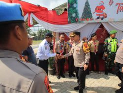 Kapolres Sergai Tinjau Kesiapan Pos Pam dan Pos Yan Jelang Natal 2025 dan Tahun Baru 2026