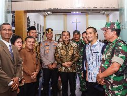 Kapolres Tebing Tinggi Pastikan Langsung Keamanan Ibadah Malam Natal 2025