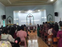 PERAYAAN  NATAL GEREJA KATOLIK SANTO PETRUS KUALA LAMA   PENUH SUKA CITA .