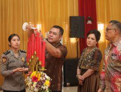 Kapolda Sumut Hadiri Perayaan Natal Polda Sumut 2025 di Gereja Oikumene Mapolda