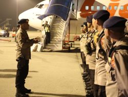 Ratusan Personel Brimob dari Lima Polda Tiba di Kualanamu, Perkuat Penanggulangan Bencana di Sumut dan Aceh