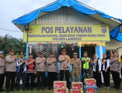 Kapolres Langkat Bersama PJU Lakukan Pengecekan Pos Pelayanan Operasi Lilin Toba 2025