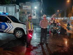 Sat Lantas Polres Langkat Gelar Patroli Blue Light, Pastikan Arus Lalu Lintas Aman dan Lancar