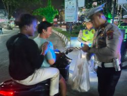 Hari Ke-5 Ramadhan, Sahur On The Road Polres Langkat Bersama Polsek Jajaran dan Sat Polairud