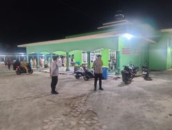 Polsek Jajaran Polres Sergai Laksanakan Patroli Sholat Tarawih Ciptakan Situasi Aman dan Kondusif