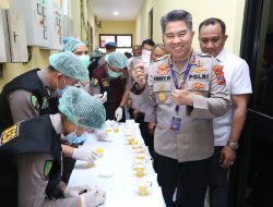 Kapolda Sumut Lakukan Tes Urine Serentak Tindaklanjuti Instruksi Kapolri dalam Rapim 2026