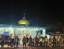 Patroli Subuh Ramadhan, Brimob dan TNI-Polri Jaga Ketertiban Kota Tebbing Tinggi