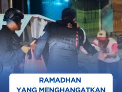 Ramadhan yang Menghangatkan: Brimob Sumut Berbagi Sahur untuk Warga di Bawah Underpass Medan