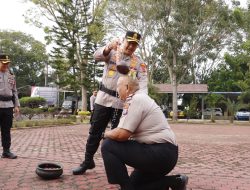 Kenaikan Pangkat Pengabdian di Polres Langkat, Kapolres Ingatkan Tantangan Tugas Semakin Kompleks