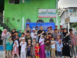 Ramadhan Penuh Kepedulian, Ditressiber Polda Sumut Berbagi Kebahagiaan dengan Anak Panti di Patumbak