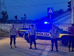 Usai Sholat Subuh, Polres Langkat Sisir Titik Rawan Cegah Gangguan Kamtibmas