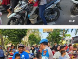 Polres Langkat Berbagi di Bulan Suci, 200 Takjil Dibagikan kepada Masyarakat