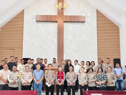 Polres Binjai Laksanakan Binrohtal Kristen, Wujudkan Personel Beriman dan Berintegritas