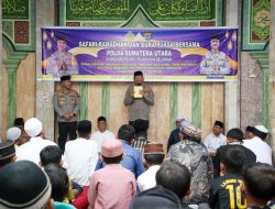 Safari Ramadhan Polda Sumut dan Polres Pelabuhan Belawan di Masjid Al-Muttaqin, Pererat Silaturahmi dan Sampaikan Pesan Kamtibmas