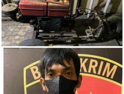 Polres Binjai Tangkap Residivis Kasus Pencurian Mesin Genset