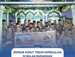 Brimob Sumut Tebar Kepedulian di Bulan Ramadhan, Kompi 4 Batalyon A Gelar Buka Puasa Bersama dan Berbagi Sembako dengan Anak Yatim dan Dhuafa