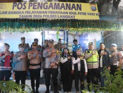 Kapolres Langkat Cek Pos PAM II Operasi Ketupat Toba 2026 di Bukit Lawang